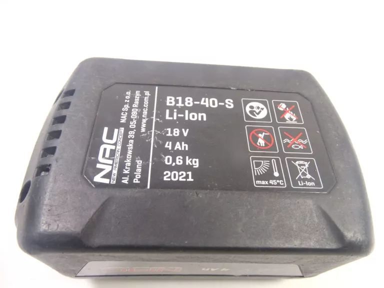 AKUMULATOR LI-ION NAC 18 V 4 AH B18-40-S