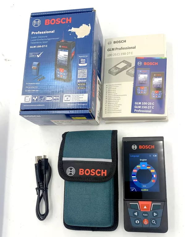 DALMIERZ LASEROWY GLM 150-27 C BOSCH Z KAMERĄ