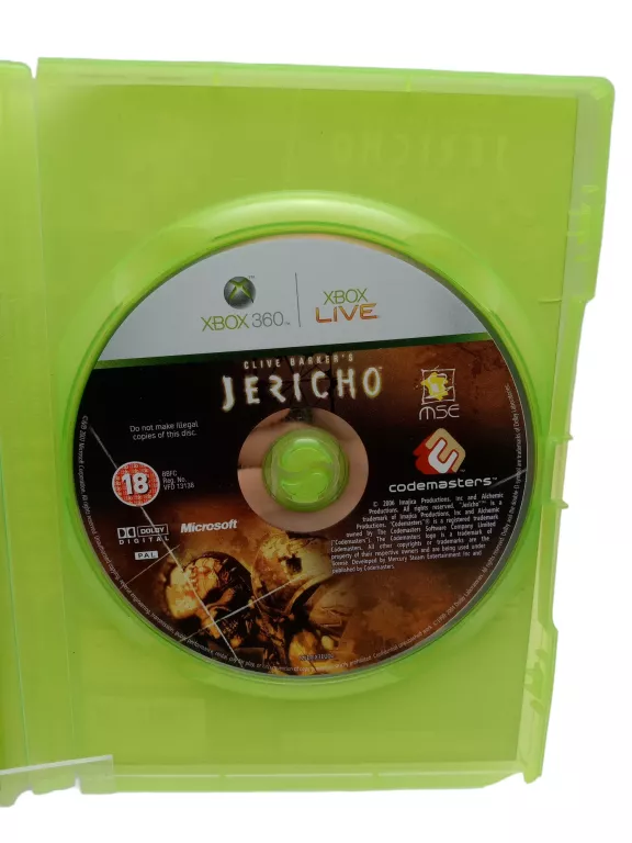 GRY NA XBOX 360 CLIVE BARKERS JERICHO