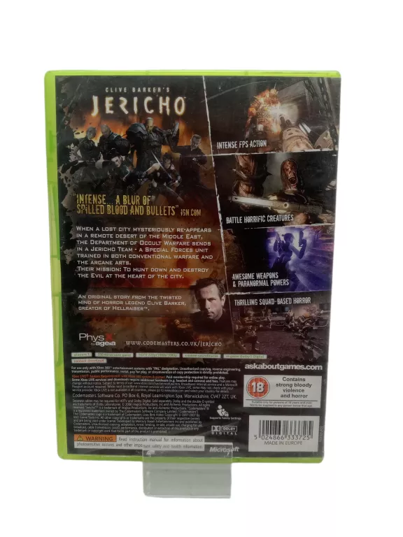 GRY NA XBOX 360 CLIVE BARKERS JERICHO