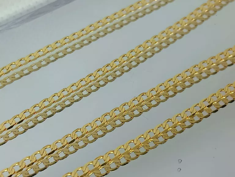 zloty-lancuszek-pancerka-diamentowana-585-stan-uzywany