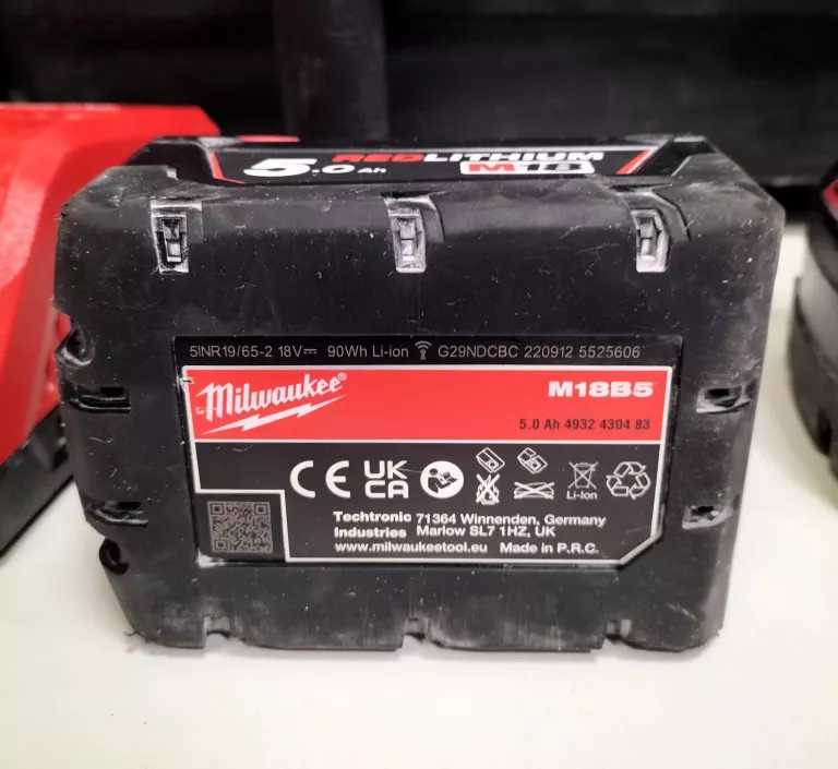 WKRETARKA MILWAUKEE M18 FPD3 + 2AKU 5AH + UCHWYT + WALIZKA