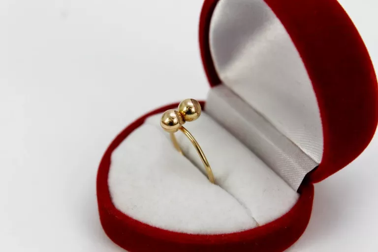 zloty-pierscionek-dwie-kulki-585-144g-r115-rodzaj-klasyczne