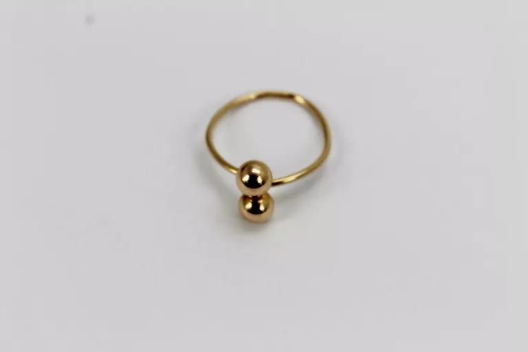 zloty-pierscionek-dwie-kulki-585-144g-r115-material-zloto