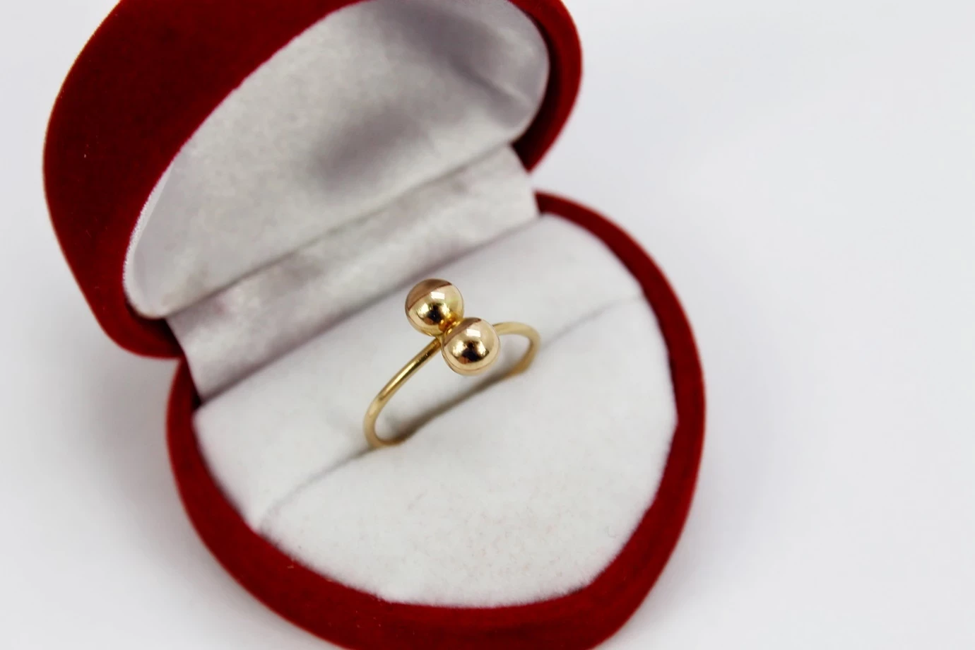 zloty-pierscionek-dwie-kulki-585-144g-r115-stan-uzywany