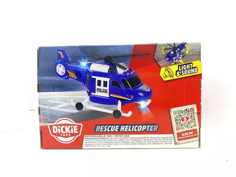 SOS HELIKOPTER SŁUŻB RATUNKOWYCH POLICJA DICKIE TOYS