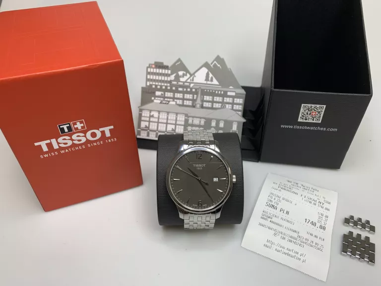 ZEGAREK TISSOT T063610A KOMPLET IG A GWARANCJA