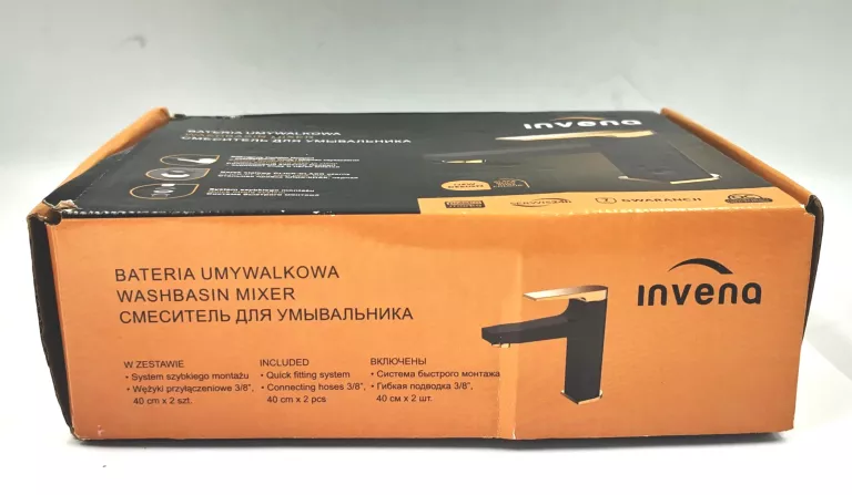 BATERIA UMYWALKOWA INVENA MIDNIGHT BLACK ROSE GOLD
