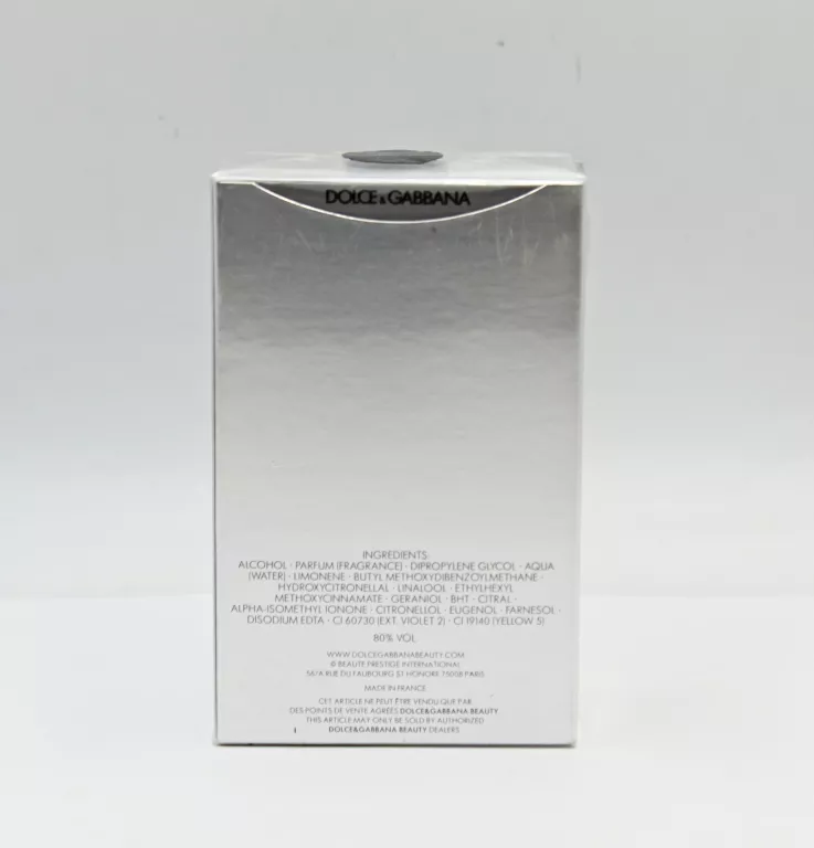 DOLCE GABBANA THE ONE GREY 100ML