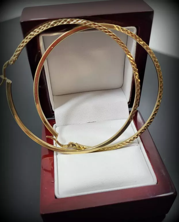 zlote-kolczyki-kola-467g-585-stan-powystawowy