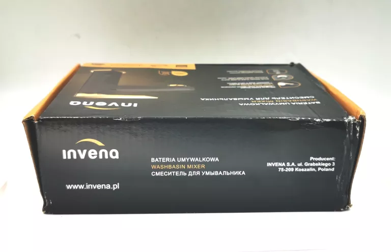 BATERIA UMYWALKOWA INVENA MIDNIGHT BLACK ROSE GOLD