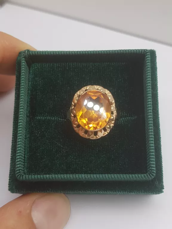 pierscionek-od-babci-stare-zloto-p585-miodowy-kamien-loombard-trzebnica-rodzaj-klasyczne