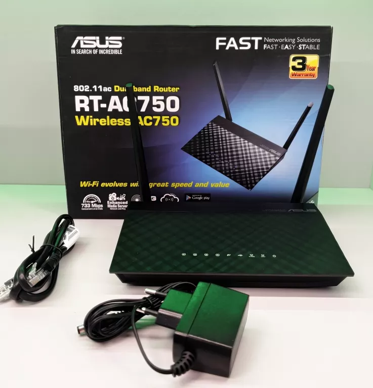ROUTER ASUS RT-AC750 KOMPLET