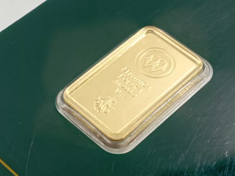 SZTABKA ZŁOTA P999,9 10G – MENNICA POLSKA