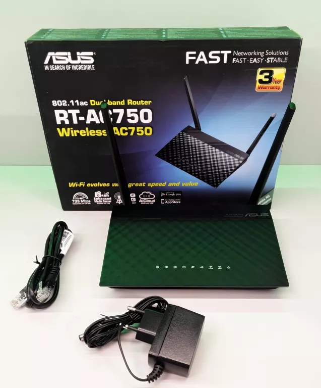 ROUTER ASUS RT-AC750 KOMPLET