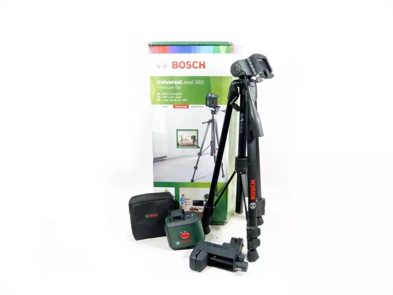 POZIOMICA LASEROWA BOSCH UNIVERSAL LEVEL 360 ZE STATYWEM