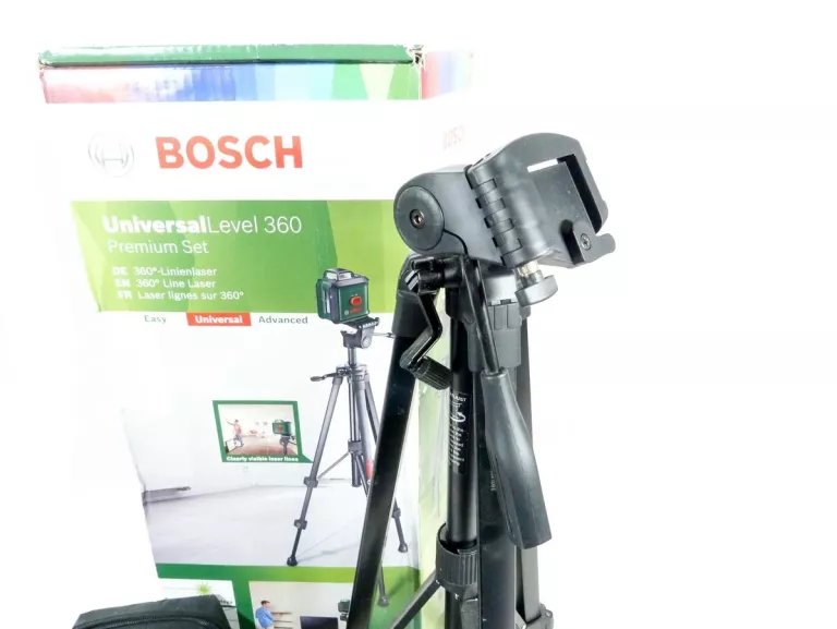 POZIOMICA LASEROWA BOSCH UNIVERSAL LEVEL 360 ZE STATYWEM