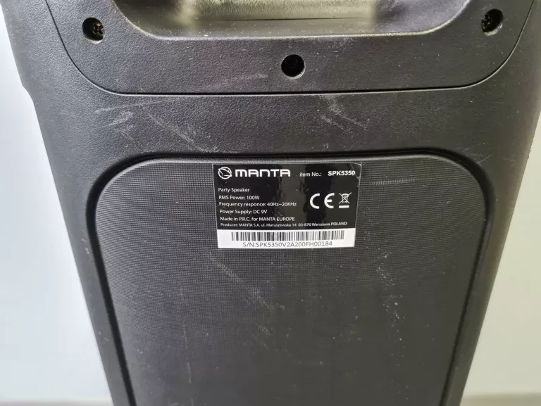 GŁOŚNIK PRZENOŚNY MANTA SPK 5350
