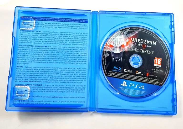 GRA WIEDŹMIN 3: DZIKI GON - EDYCJA GRY ROKU (PS4)
