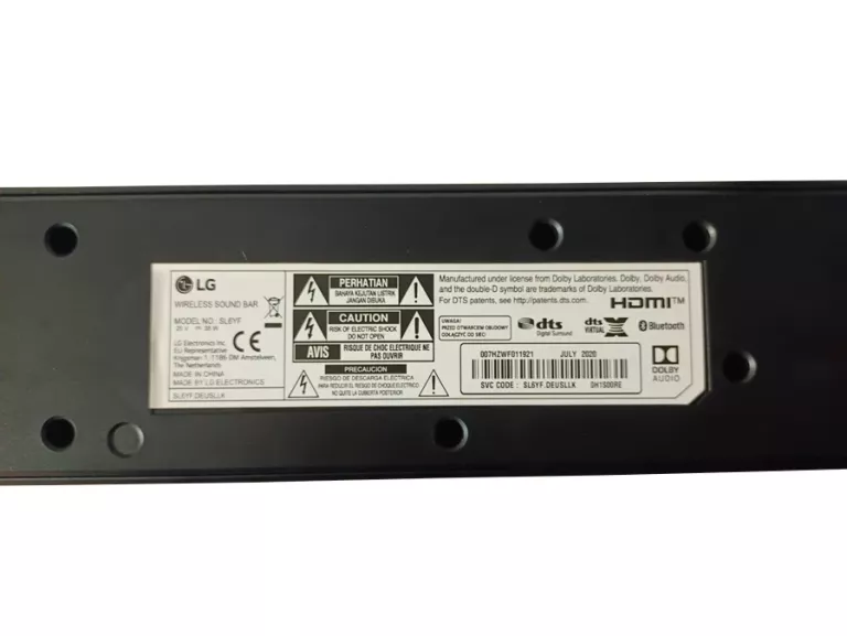 SOUNDBAR LG SL6YF 3.1 420 W CZARNY