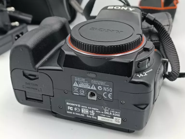 APARAT SONY DSLR-A350  + OBIEKTYW USZKODZONY EKRAN