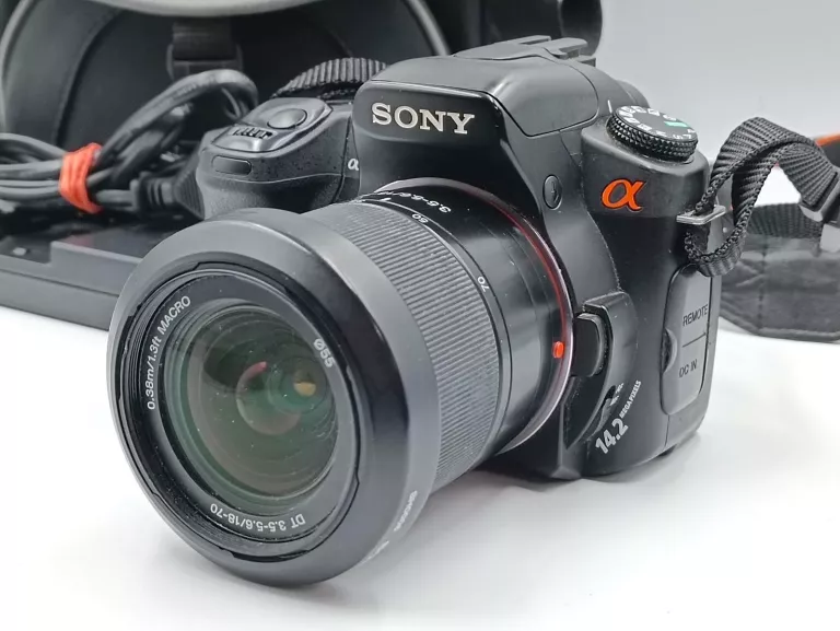 APARAT SONY DSLR-A350  + OBIEKTYW USZKODZONY EKRAN