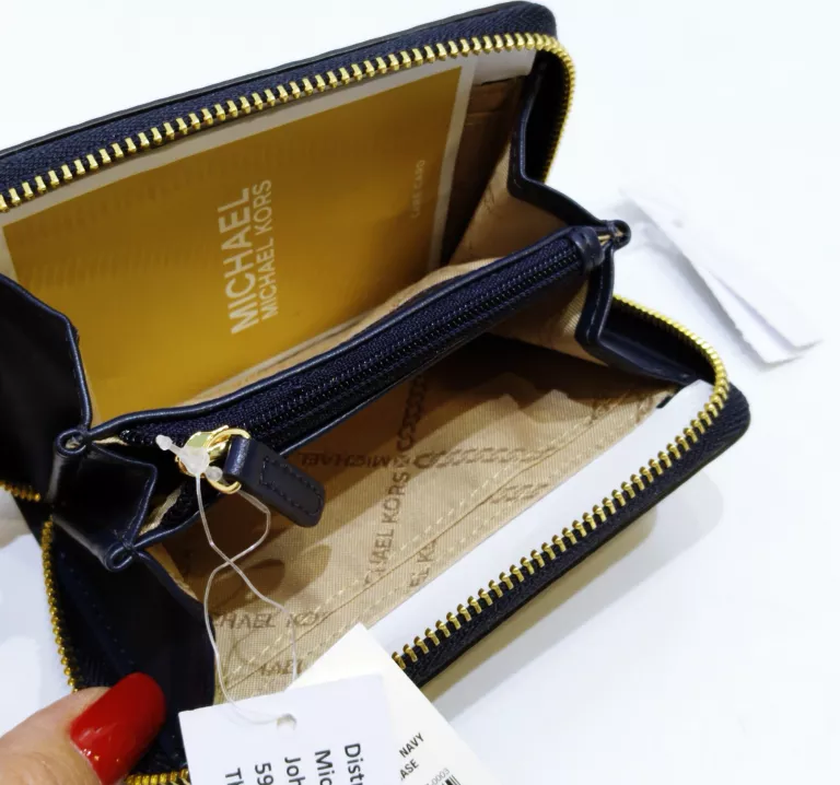 PORTFEL DAMSKI JET CHARM 34S1GT9Z1L NAVY MICHAEL KORS