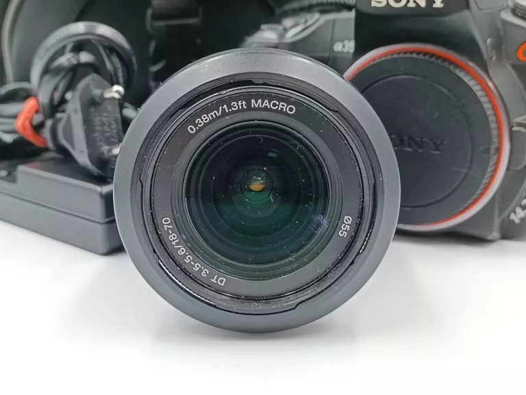 APARAT SONY DSLR-A350  + OBIEKTYW USZKODZONY EKRAN