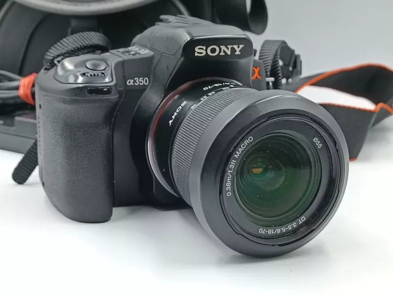 APARAT SONY DSLR-A350  + OBIEKTYW USZKODZONY EKRAN