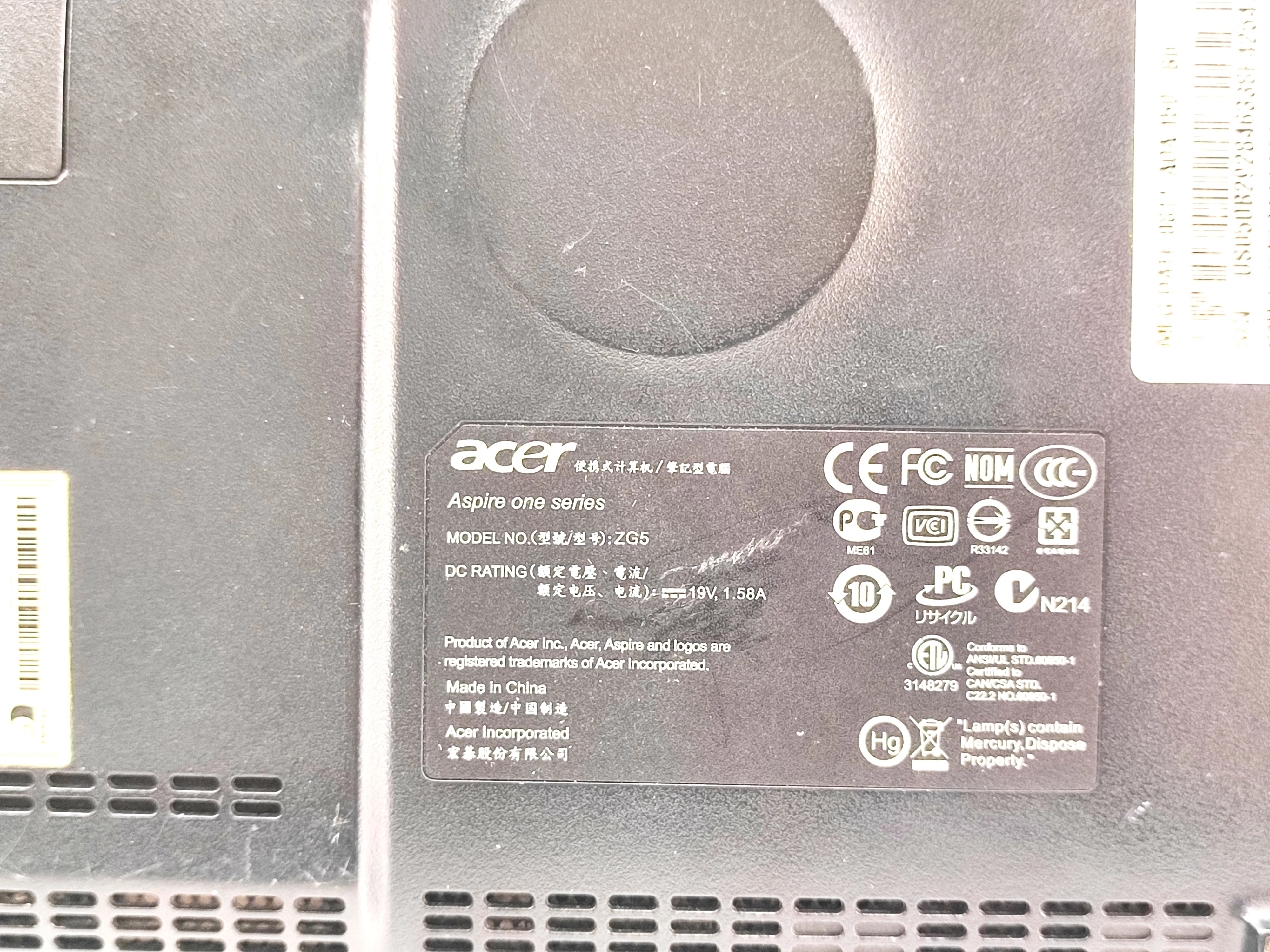 laptop-acer-aspire-one-zg5-opis-stan-uzywany