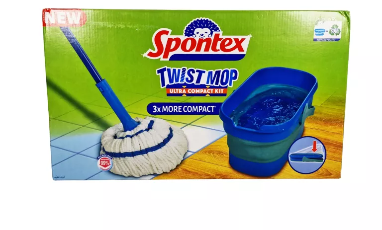KOMPLET OBROTOWY SPONTEX MOP Z WIADREM