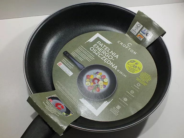 PATELNIA CROFTON 28CM CZARNA