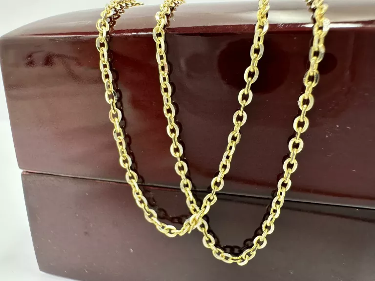 ZŁOTY ŁAŃCUSZEK 585 W: 2,46G DŁ.45CM