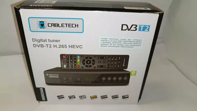 DEKODER DVBT CABLETECH+ ANTENA TV GWARANCJA