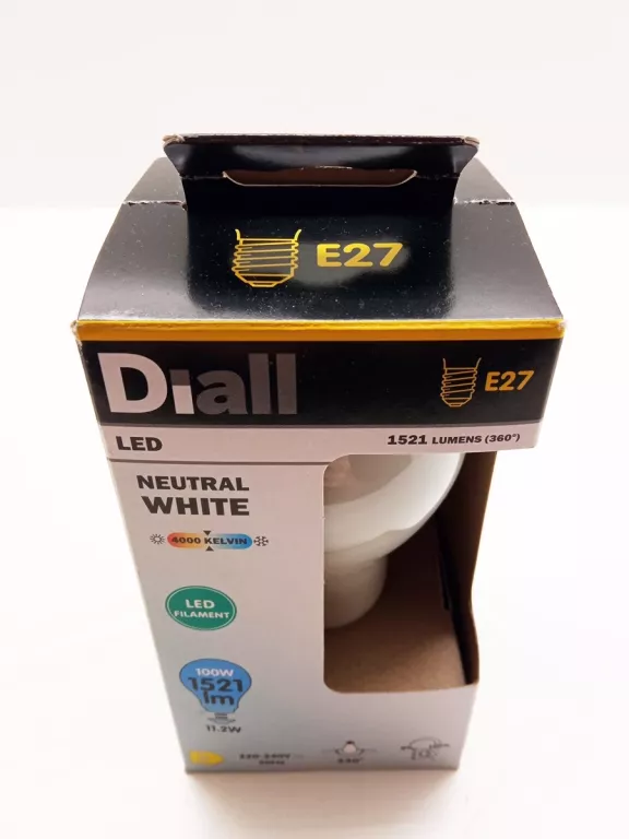 ŻARÓWKA LED DIALL A70 E27 1521 LM 4000 K DIM