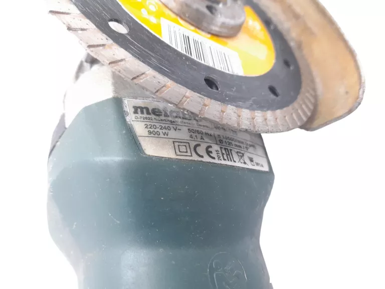 SZLIFIERKA KĄTOWA METABO W 9-125 QUICK 900W TANIO