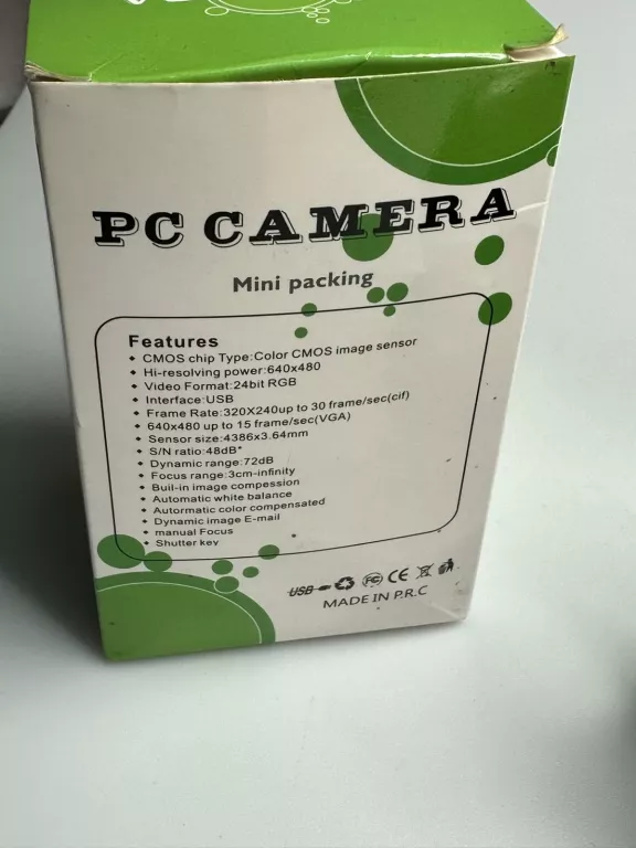 Pc camera mini online packing manual