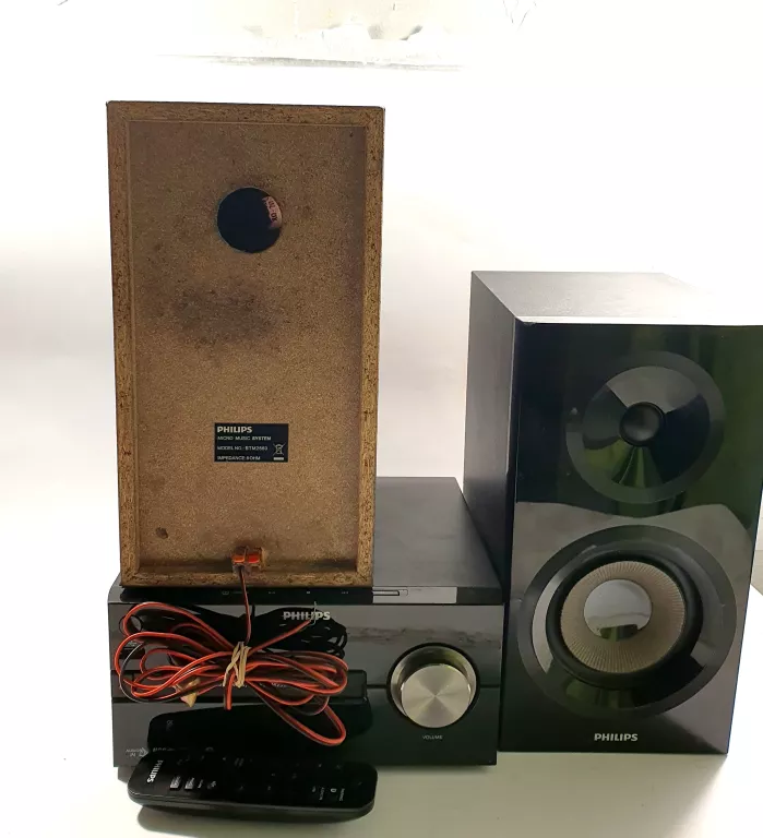 WIEZA PHILIPS BTM25601/2 KOLUMNY +PILOT