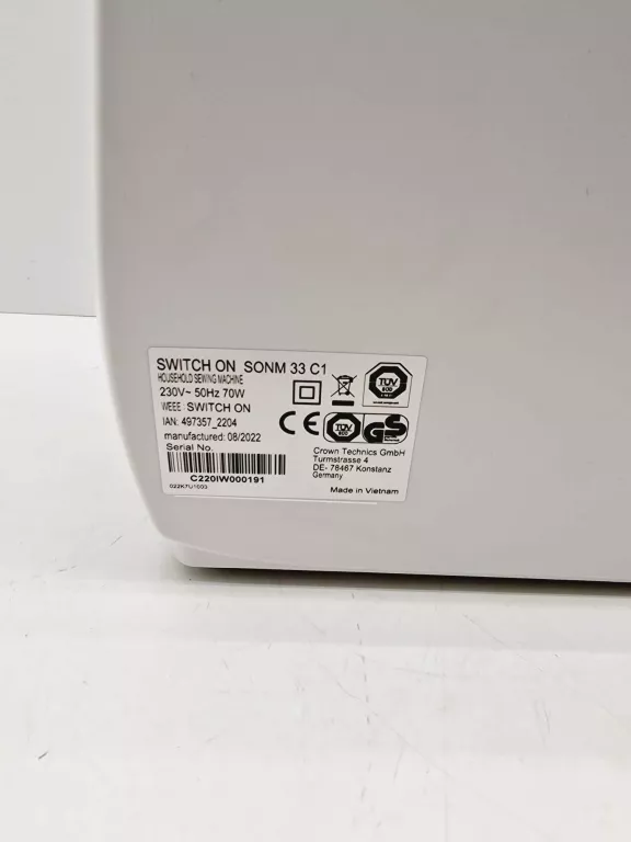 MASZYNA DO SZYCIA SILVERCREST SNM 33 C1 Maszyny do szycia Loombard.pl