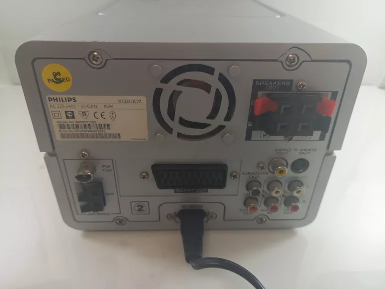 WIEŻA STERO PHILIPS MCD370 Z GŁOSNIAKMI