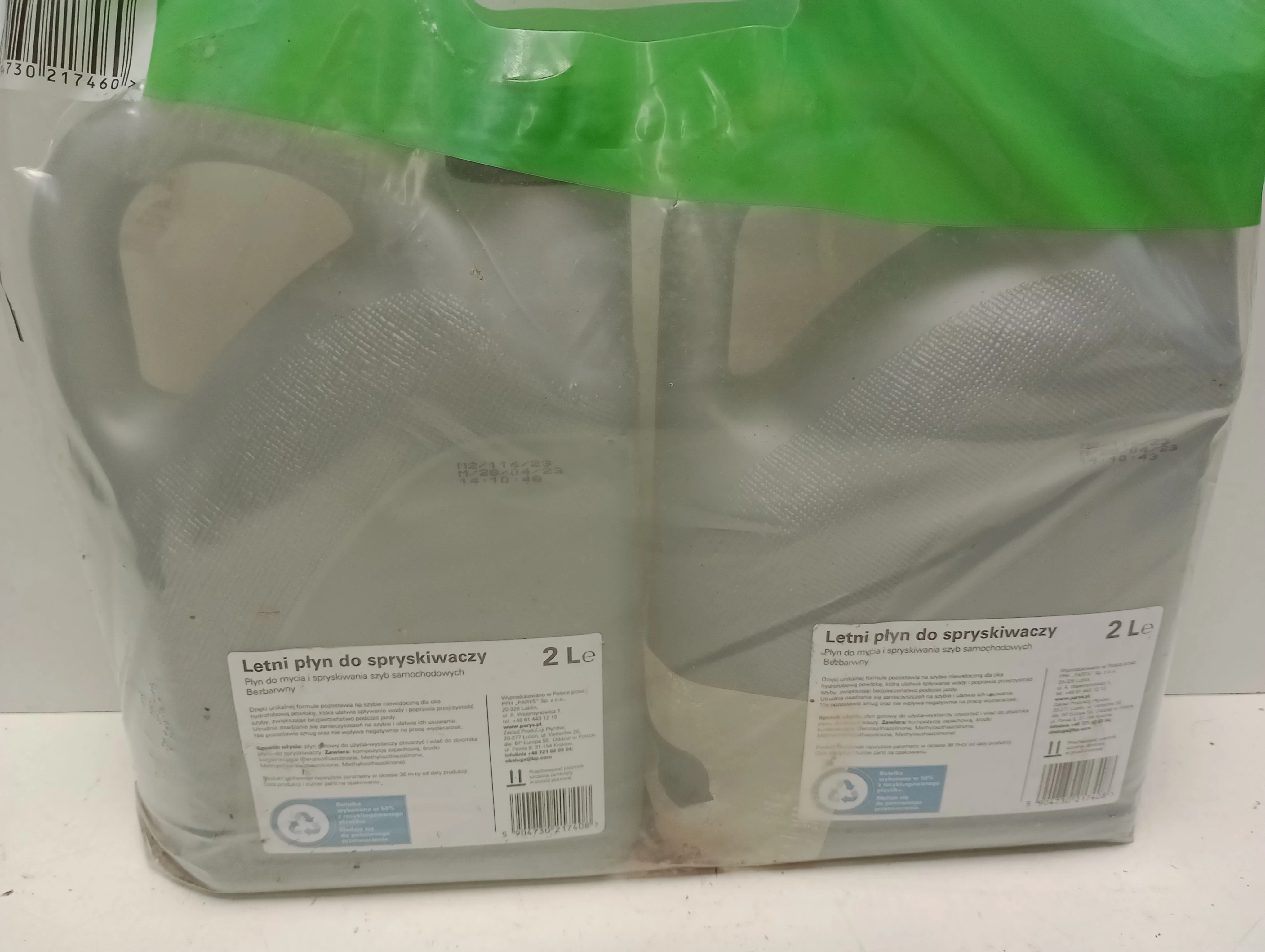 plyn-do-spryskiwaczy-bp-2x-2l-stan-uzywany