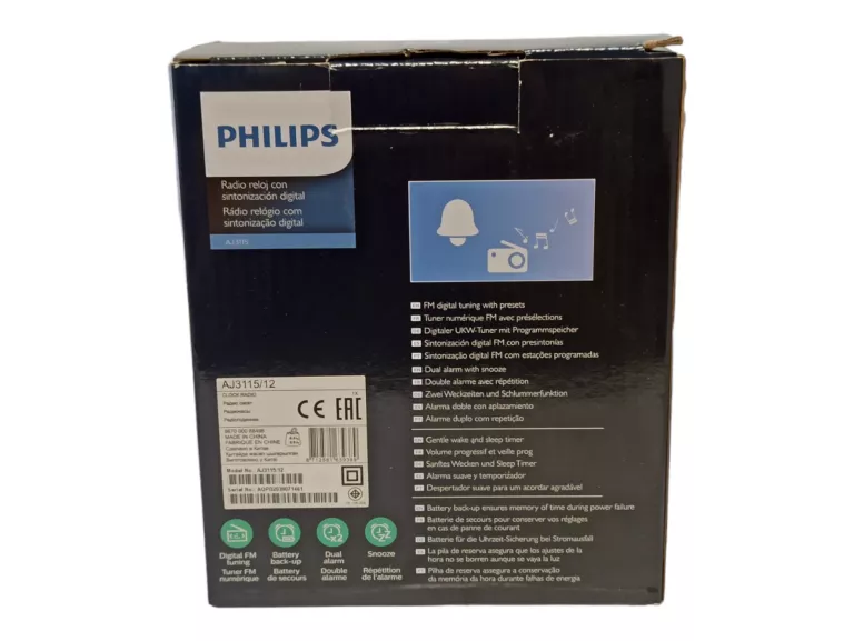 RADIOBUDZIK PHILIPS AJ3115/12