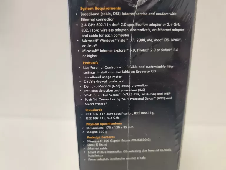 router-netgear-wnr-3500-pudelko-stan-uzywany