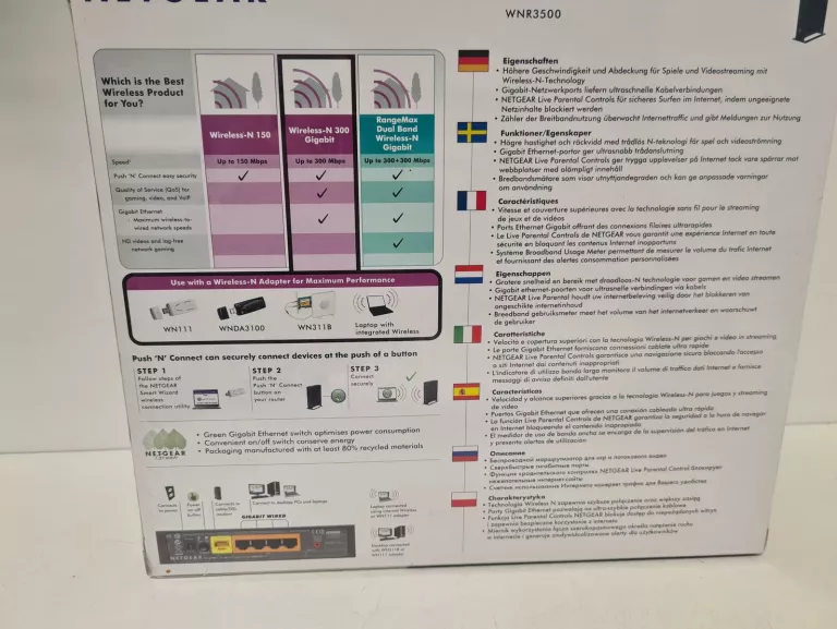 ROUTER NETGEAR WNR 3500 PUDEŁKO