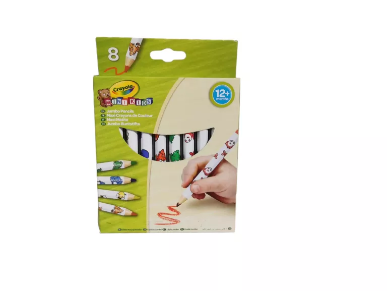 CRAYOLA KREDKI OŁÓWKOWE JUMBO 8 KOLORÓW