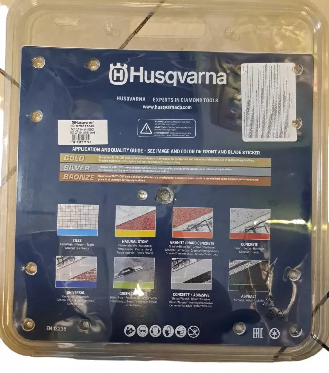 TARCZA DIAMENTOWA HUSQVARNA TACTI-CUT S50+ 350 MM DO BETONU I STALI