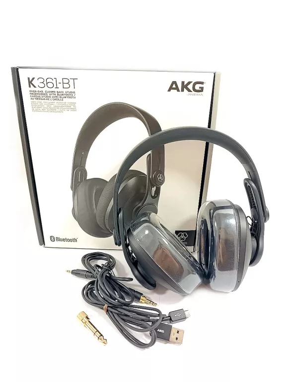 SŁUCHAWKI STUDYJNE NAUSZNE AKG K361-BT