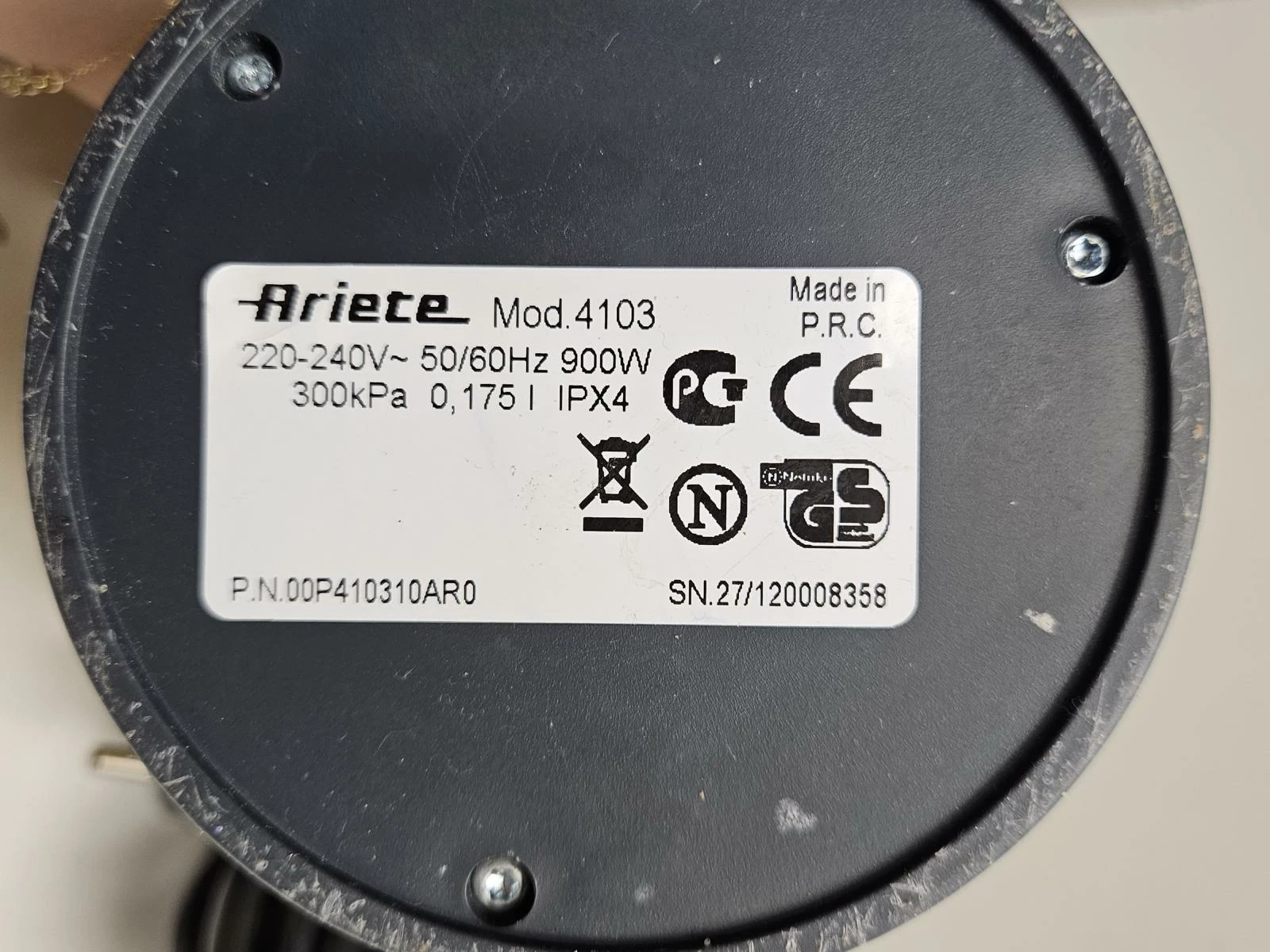 parownica-ariete-4103-vapori-ean-gtin-8003705112810