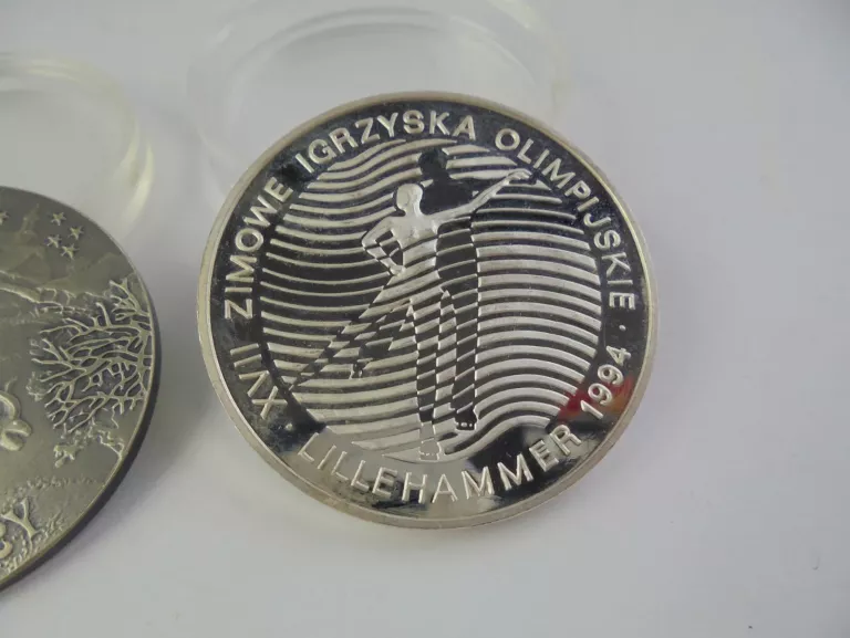 4 MONETY, 20 ZŁ KOLĘDNICY,LILLEHAMMER 1994,225 LAT MENNICY WARSZAWSKIEJ