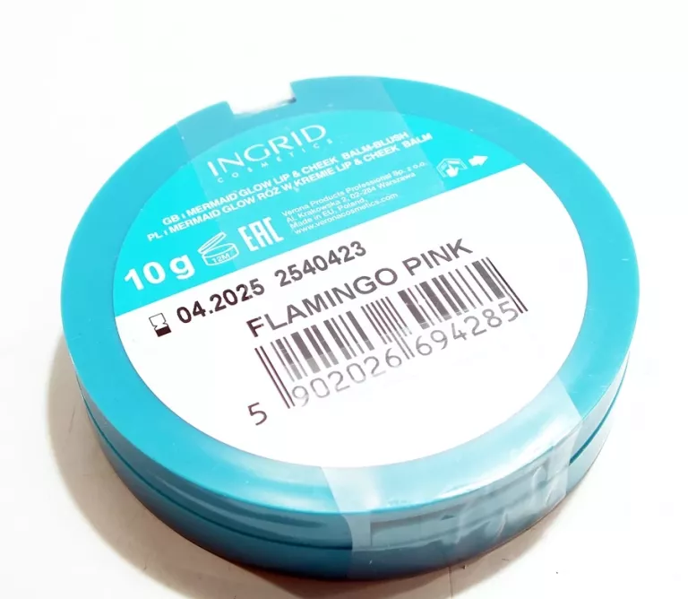 INGRID MERMAID GLOW RÓŻ W KREMIE CHEEK BALM FLAMINGO PINK